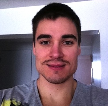 This photo shows Steve Dery, who was killed March 2 at the age of 27, with a mustache he was growing during 