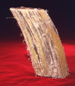 Amosite asbestos is considered to be one of the more hazardous forms of the material. (PHOTO FROM THE MESOTHELIOMA AND ASBESTOS AWARENESS CENTER)
