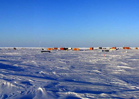 Scientists on Russia's scientific research station, North Pole-40, who arrived there last October, planned to stay at the station until September. But now they want to be evacuated because the ice floe underneath the station is falling apart — only the third time that a Russian ice research stations has asked for an early evacuation.