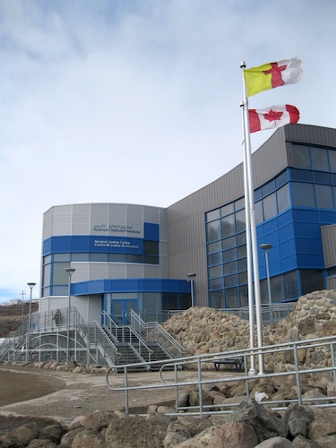 Qulliq Energy Corporation president Peter Mackey took the stand June 13 in the Nunavut Court of Justice in Iqaluit during a civil lawsuit against the corporation by his former administrative assistant. Justice Susan Cooper will hear closing arguments from lawyers on the week-long trial, June 14. (PHOTO BY PETER VARGA)
