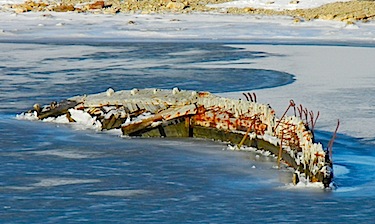 This is how the Maud looked last September just before freeze-up in Cambridge Bay. (FILE PHOTO)