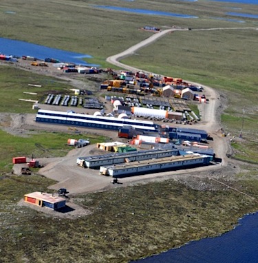Here's how the Meliadine camp looked in 2012. (PHOTO COURTESY OF AGNICO EAGLE)