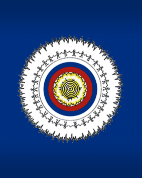 This is the logo of RAIPON, the Russian Arctic indigenous organization whose operations were suspended by officials at Russia's ministry of Justice in November 2012.