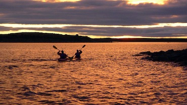 KRPF cadets kayaked 45 kilometres along Diana Lake this past summer, as one of the group’s many training and bonding activities. (PHOTO COURTESY OF THE KRG)