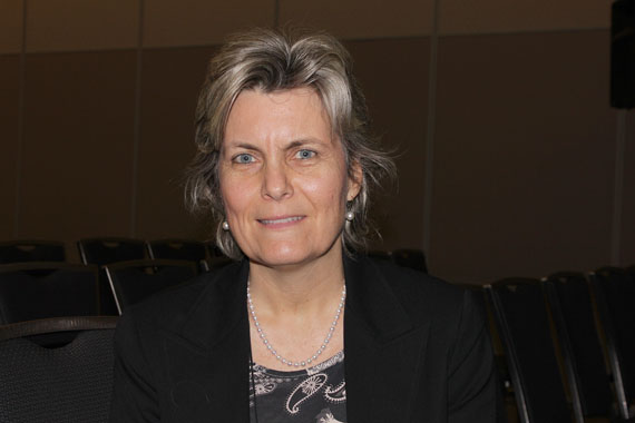 Suzanne Paquin, president and CEO of Nunavut Eastern Arctic Shipping, said Iqaluit and other Nunavut communities desperately need better marine infrastructure, such as the marine facilities build in Nunavik under an $88-million construction program. (PHOTO BY LISA GREGOIRE)