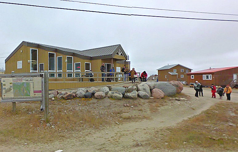 Recognize yourself? Now the world can catch a glimpse inside Nunavut through Google Streetview, including this scene here in Cambridge Bay. If you go to http://tinyurl.com/p5d4wsy, you can see 360-degree views of Iqaluit and Cambridge Bay and even some panoramic views indoors. (SCREEN CAP FROM GOOGLE STREETVIEW)