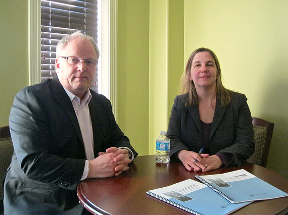 Michelle Salvail, principal auditor for the Auditor General of Canada’s Follow-up Report on Child and Family Services for Nunavut, visited Iqaluit March 18 with the assistant auditor general, Ronnie Campbell, when the document was tabled in the legislative assembly. (PHOTO BY PETER VARGA)

