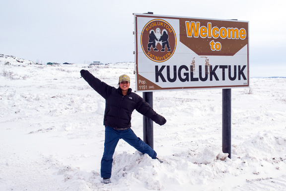 Alaskan Inuk reality TV star Ariel Tweto is taking in the sights of Kugluktuk this week, after she was invited to the Kitikmeot community by the local Society for Building a Healthier Kugluktuk to talk about suicide prevention. The former star of Flying Wild Alaska will be speaking to former residential school students, parents and youth about inspiration and setting goals. (PHOTO COURTESY OF THE SOCIETY FOR BUILDING A HEALTHIER KUGLUKTUK) 