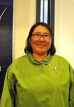Jeannie Ugyuk, the minister responsible for homelessness, told Gjoa Haven MLA Tony Akoak in the legislature March 11 that her department will try to work with the Hamlet of Gjoa Haven and George Kuksuk, minister responsible for the Nunavut Housing Corporation, to help homeless Nunavummiut. (FILE PHOTO)