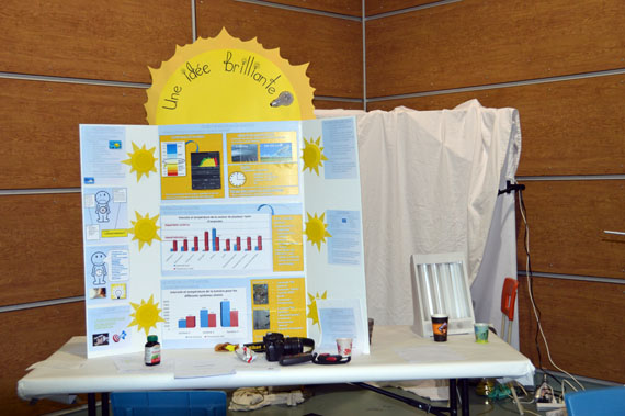 The top prize at Nunavik’s regional science fair was Jeannie Puxley’s homemade light therapy booth. (PHOTO COURTESY OF THE KSB)
