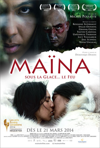 The adventure film Maïna will play at the Astro Theatre in Iqaluit April 4 to April 10. Check with the Astro for daily show times. 