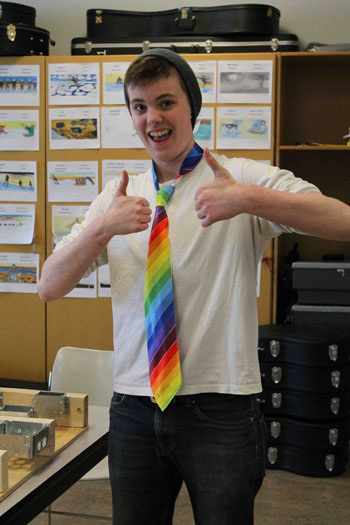 Kelsey Barton, 18, says Rainbow Day has helped open an important discussion at Killinik school and throughout the larger community.(PHOTO COURTESY OF KILLLINIK)