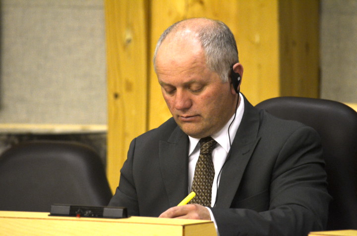 Hudson Bay MLA Allan Rumbolt wants to know why the new high school in his community had its budget cut this year by nearly 40 per cent. (PHOTO BY DAVID MURPHY)