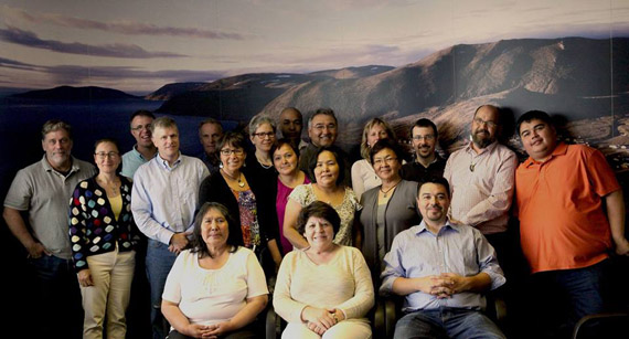 Leaders of the Parnasimautik core group, made up of different Nunavik organizations, met this week to prepare their final report. That's the culmination of workshops held in each Nunavik community as well as in Montreal, Chisasibi and Kawawachikamach to develop a blueprint for the region and inform future policy. The final report should be issued this fall. (PHOTO COURTESY OF MAKIVIK CORP) 