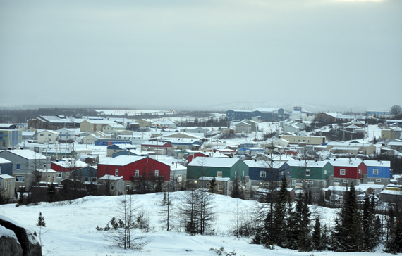 The federal government has proposed a one-year housing agreement for Nunavik that would run from April 1, 2015 to March 31, 2016, while negotiations would continue to determine the region's housing provisions up to 2020. Kuujjuaq, pictured here, stands to get about 40 new social housing units in 2015. (PHOTO BY SARAH ROGERS)