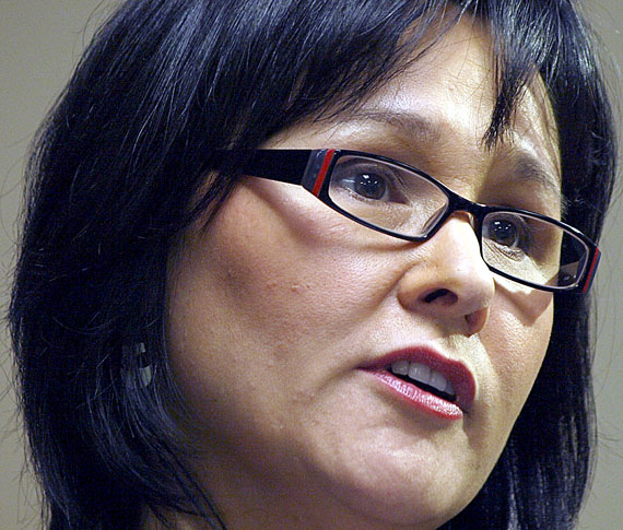 Nunavut MP Leona Aglukkaq, who is also the federal environment minister, defended the Harper government's record on climate change Nov. 17 during question period in the House of Commons. (FILE PHOTO)