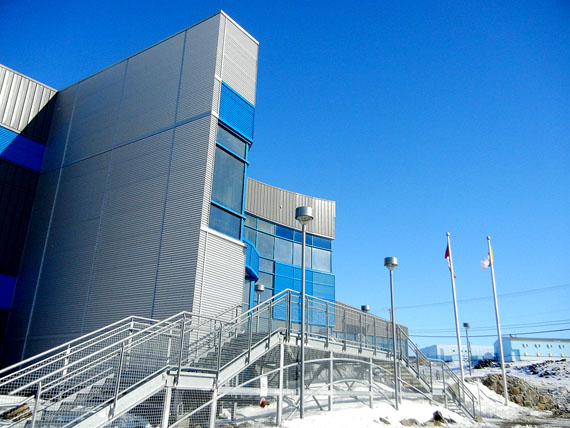 Mason Nuqingaq, 24, of Iqaluit, charged with one count of robbery, appeared in court Feb. 16 for a show-cause hearing. He was ordered to remain in custody until after the courts have finished dealing with the charges that he faces. (FILE PHOTO)