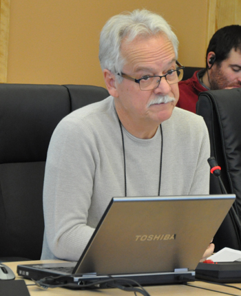 Nunavik's director of public health, Serge Déry, announced the second edition of the Qanuippitaa health survey at a Kativik Regional Govenrment council meeting last November. (PHOTO BY SARAH ROGERS) 