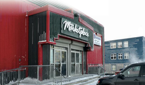 A robber made off with an undisclosed amount of cash from a till at the Arctic Ventures Marketplace Feb. 17. (FILE PHOTO)