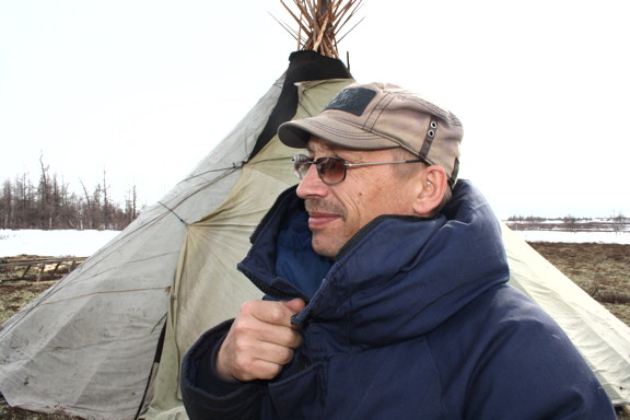 Nikolay Rochev, a Komi leader from Russia, is taking the opportunity to reach out to northerners during the Arctic Council ministerial meeting in Iqaluit April 24 and April 25 to caution Inuit, and world leaders, about oil and gas development on Indigenous lands. (PHOTO COURTESY OF GREENPEACE RUSSIA)
