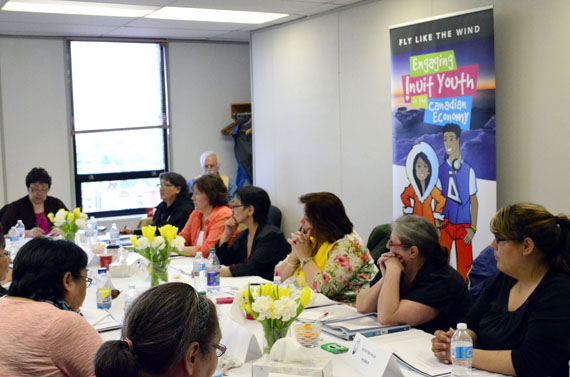 Pauktuutit, the Inuit women's association, will wrap up their 2015 annual general meeting this morning in Ottawa by passing resolutions and choosing board members to fill four expiring positions. They're also expected to name the recipient of this year's woman of the year award. The organization's board members, most of whom are Inuit women from small communities across the Canadian Arctic, remain committed to fighting abuse and violence — and many said they're worried about a recent rash of shootings, killings and armed standoffs in Nunavut and Nunavik that involve Inuit men. Read more later on nunatsiaqonline.ca. (PHOTO BY JIM BELL)