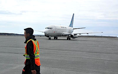 First Air announced a new codeshare agreement May 13 with Canadian North and Calm Air. (PHOTO BY SARAH ROGERS) 