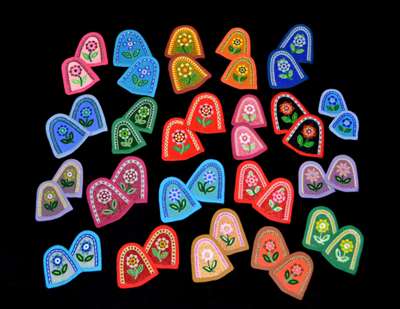Beautiful beadwork: Here's a collection of qalliniit — the beaded tongues that go on kamiks — made in recent months by Kuujjuaq elder Dorothy Mesher, 83. Mesher, a well-known seamstress in Nunavik, is also the author of the book Kuujjuaq - Memories and Musing. She has 14 children and over 100 grandchildren — one of whom captured her beadwork in this print.  You can order a copy of this or other prints by contacting Tanya Innaarulik on Facebook. (IMAGE COURTESY OF TANYA INNAARULIK)


