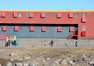 A snapshot of school enrollment in Nunavut shows a wide gap in the level of attendance at the territory's schools. But one school administrator in the territory fears some of those numbers may be off. (PHOTO BY SARAH ROGERS)