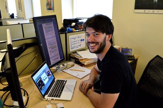 Meet Chris Fraser, a project development officer for SSI Micro who grew up in Iqaluit and now works out of the company's satellite teleport in Kanata, Ont. These are busy times for SSI. Last week, they received $35 million from Industry Canada to subsidize satellite internet costs over the next five years, and in addition, SSI will invest $15 million of their own on service upgrades. This week, they filed a submission with the CRTC aimed at asserting broadband as the basic, must-have telecom service that all Canadians must gain access to. Read more later on Nunatsiaqonline.ca. (PHOTO BY JIM BELL)