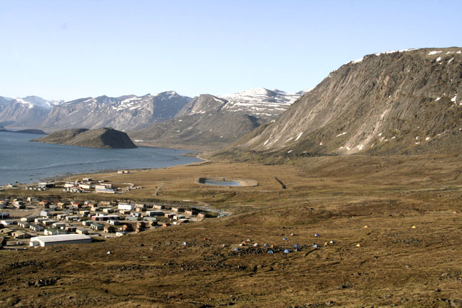 A Hercules aircraft and Canadian Coast Guard ship are on their way to a SPOT activated location where two hunters from Pangnirtung, above, have gone missing. (WIKIMEDIA COMMONS PHOTO)