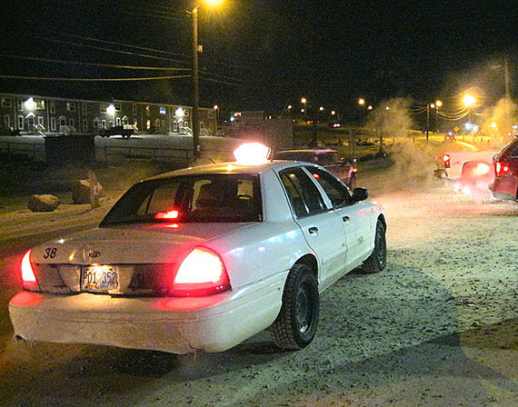 Nunavut police are asking the public to help identify an armed man who attempted to rob an Iqaluit taxi driver last week. (FILE PHOTO) 