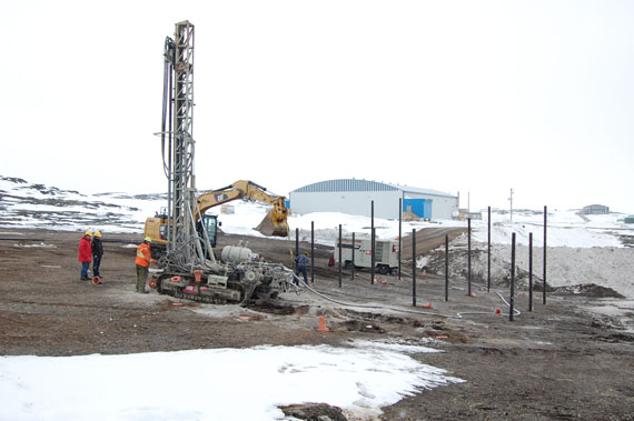 Quebec's social housing agency has begun construction on two units of a new housing model in the Nunavik community of Quaqtaq, which it says it better adapted to a northern reality. (PHOTO COURTESY OF SHQ)