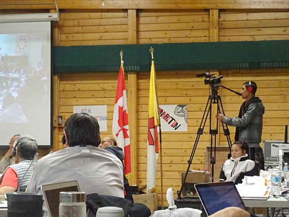 At long last, Inuit language radio broadcasting is coming to Cambridge Bay. The Kitikmeot Inuit Association wants to start an internet-driven regional radio service in Cambridge Bay and Kugluktuk, working with SSI Micro, which would broadcast elders' stories, language lessons and songs for a two- to four-hour radio service delivered over SSI Micro's satellite network. The KIA has already allocated $121,440 to the project, but its newly-established Kitikmeot Media Fund will aim to raise $200,000 a year from agencies like Heritage Canada and private foundations. It's part of KIA's 2011 language framework
