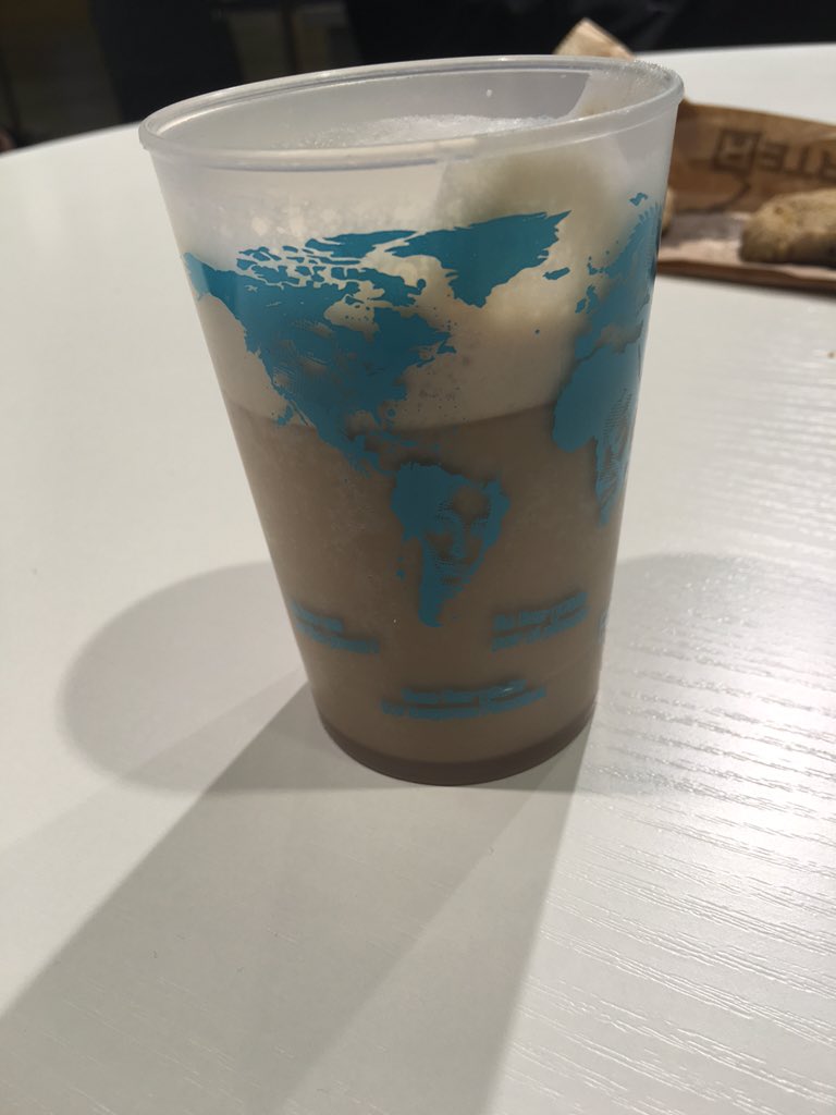 A cup of coffee in a reusable COP21 cup, posted early Dec. 10 by Canada's environment and climate minister and chief COP21 negotiator Catherine Mckenna on Twitter, where she quipped to Green Party leader Elizabeth May, a member of the Canada's COP21 delegation, that she was 