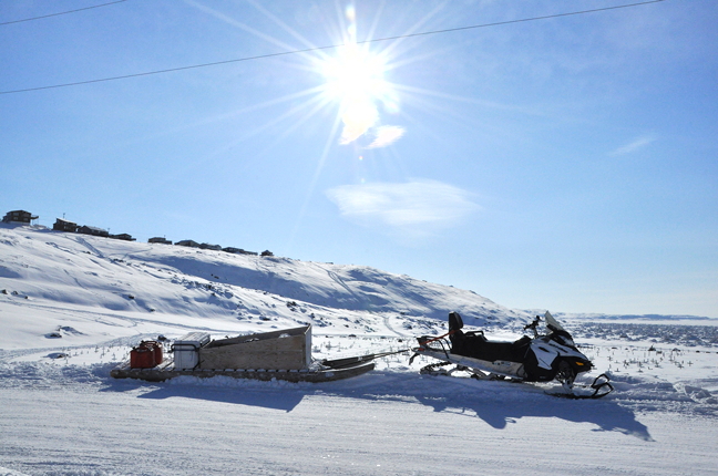 SPOTlight on travelling safety: with temperatures warming up across the Arctic, and the sun staying up longer in the sky, many Nunavummiut and Nunavimmiut are going out on the land and sea ice to hunt, camp and enjoy the Arctic's bountiful landscape. Recent search and rescue operations, like the successful five-day search for MLA Pauloosie Keyootak, are a good reminder to prepare well by travelling with a partner or group, telling family and friends where you're going and packing for at least 72 hours on the land with extra clothes, food, fuel and camping equipment. Bring a GPS unit, maps or a compass in case of GPS failure, and sign out a free SPOT locater device from your local HTO or hamlet office. SPOT devices, which send signals via GPS, can make the difference between life and death when you run into trouble out on the land. If you get lost, the GN recommends you stay with your equipment rather than wandering off and to activate your SPOT device. (PHOTO BY THOMAS ROHNER)