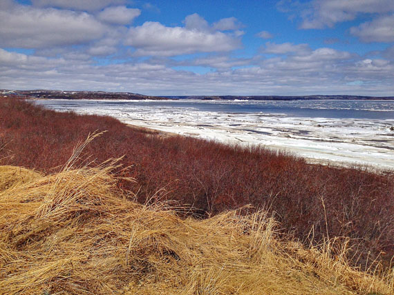 Kuujjuamiut took in the ice break up this weekend along the Koksoak River, where it flows about 50 kilometres from its mouth at Ungava Bay. From Kuujjuaq on May 28, you could see the solid ice on the river begin to give; by early evening May 29, the river had broken up entirely, revealing its icy blue waters. Kuujjuamiut will likely see more ice break up in the region this week, with Environment Canada calling for sunny skies and temperatures rising as high as 9 C. (PHOTO BY ISABELLE DUBOIS)