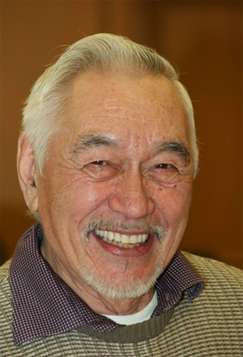 Former Nunavut Senator Willie Adams, tag number E8-73, is also featured in Pottle's series, which runs until May 28 at Toronto's Felehey Fine Arts. (PHOTO COURTESY OF B. POTTLE/FEHELEY FINE ARTS) 