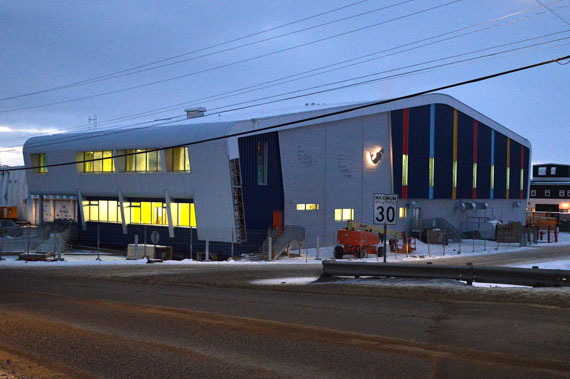 Iqaluit's new aquatic centre could be open by January 2017, the project manager for the job said June 15. (PHOTO BY STEVE DUCHARME)