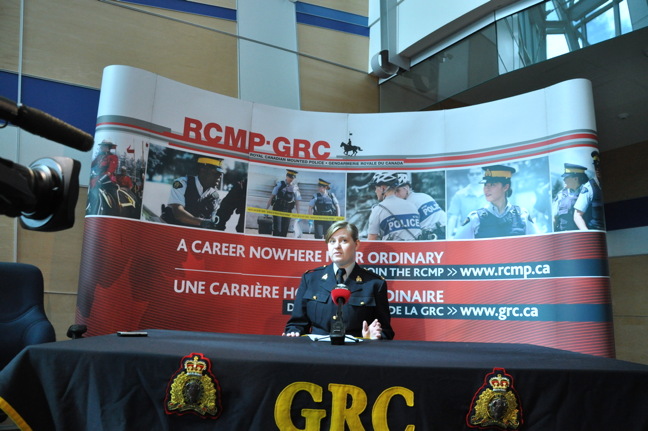 RCMP Cst. Lurene Dillon gives details of charges against a Coral Harbour woman at the