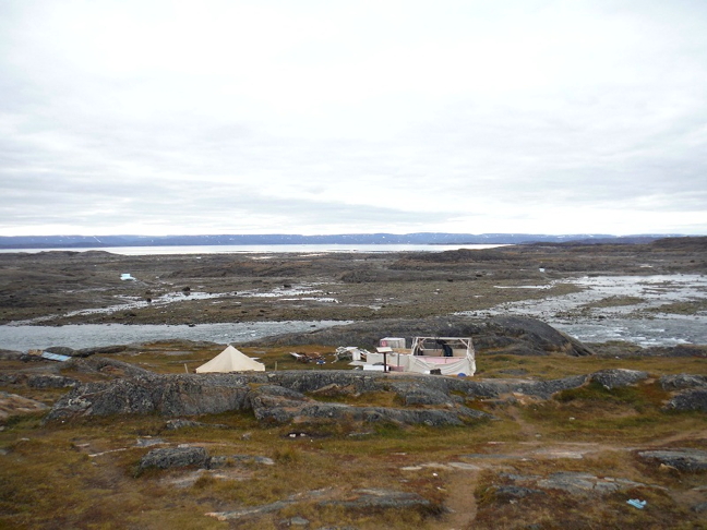 The Crystal II site near Sylvia Grinnell Territorial Park, one of two potential spots the Inuit Heritage Trust is considering for a Thule replica dwelling site. (IHT PHOTO)