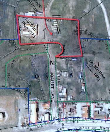 According to the project proposal, the brewery will be off of Iqaluit Lane, near the border of Sylvia Grinnell Territorial Park. The location, Livingstone explained to council, is ideal to draw water from the river to brew beer. It takes about six gallons of water to produce one gallon of beer. (PHOTO BY STEVE DUCHARME)