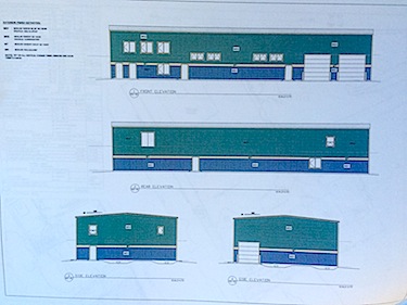 The blue, green and yellow colours on the Nunavut Brewing Co. facility were decided after consultations with the Sylvia Grinnell park authority. (PHOTO BY STEVE DUCHARME)