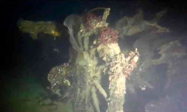 The double-wheeled helm of HMS Terror, from The Guardian. (PHOTO COURTESY ARCTIC RESEARCH FOUNDATION)