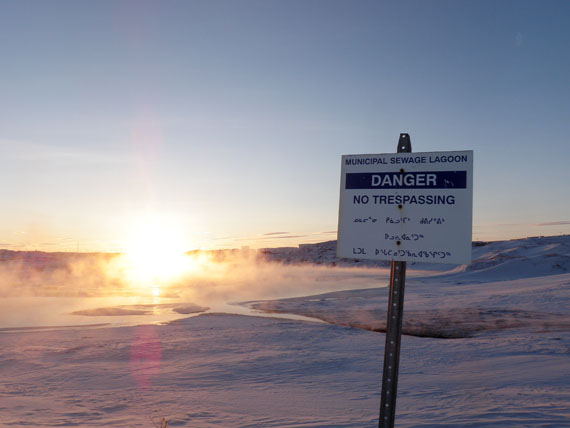 Iqaluit's sewage treatment system will get an upgrade, thanks to federal spending announced Sept. 6. (FILE PHOTO)