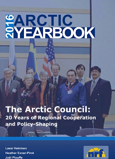 The Arctic Yearbook this year is devoted to the Arctic Council, which celebrates its 20th anniversary in 2016.