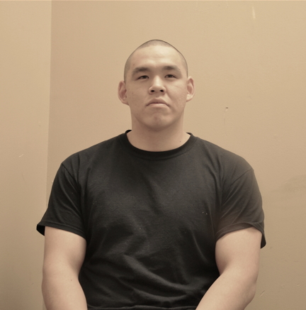 Peter Kingwatsiak, in an interview room at the Baffin Correctional Centre in Iqaluit in Dec. 14, 2015, six months before he was sentenced to life in prison with no eligibility for parole for 25 years. (PHOTO BY THOMAS ROHNER)