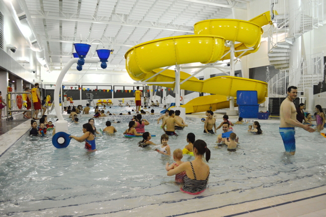 Iqaluit's new aquatic centre has been a hotspot since its grand opening, Jan. 26, with the City of Iqaluit reporting massive attendance numbers over the building's opening weekend. More than 1,000 individual visits were logged at the aquatic centre each day, the city reports. The high volume of Iqalungmiut eager to try out the centre's brand new pool and fitness room had many lined-up in rows around the building's main lobby due to a 160-person capacity inside the pool.