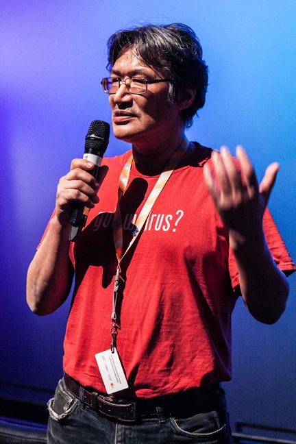 Inuit director Zach Kunuk in February 2016 at Berlinale, Berlin, Germany's annual film festival. The award-winning director's 2014 documentary My Father's Land, which focuses on the 2012 Nunavut Impact Review Board hearings on the Mary River mine, will screen in Ottawa March 2 at 6:30 at the Mayfair Theatre as part of a Carleton University Faculty of Public Affairs conference. (FILE PHOTO)