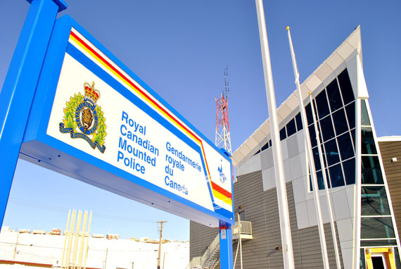 A man described as a “peace officer” in court documents and who appears to be a former Nunavut RCMP member has been charged with trespassing on an Iqaluit residence and uttering threats and is to appear in court again this May 15. (FILE PHOTO)