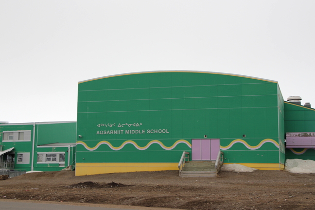 To eliminate overcrowding at Iqaluit schools, the Iqaluit District Education Authority is thinking of consolidating kindergarten to Grade 2 at one elementary school and Grade 3 to Grade 6 at another and then putting Grade 7 to Grade 9 at Aqsarniit Middle School and Grade 10 to Grade 12 at Inuksuk High School. (PHOTO BY BETH BROWN)